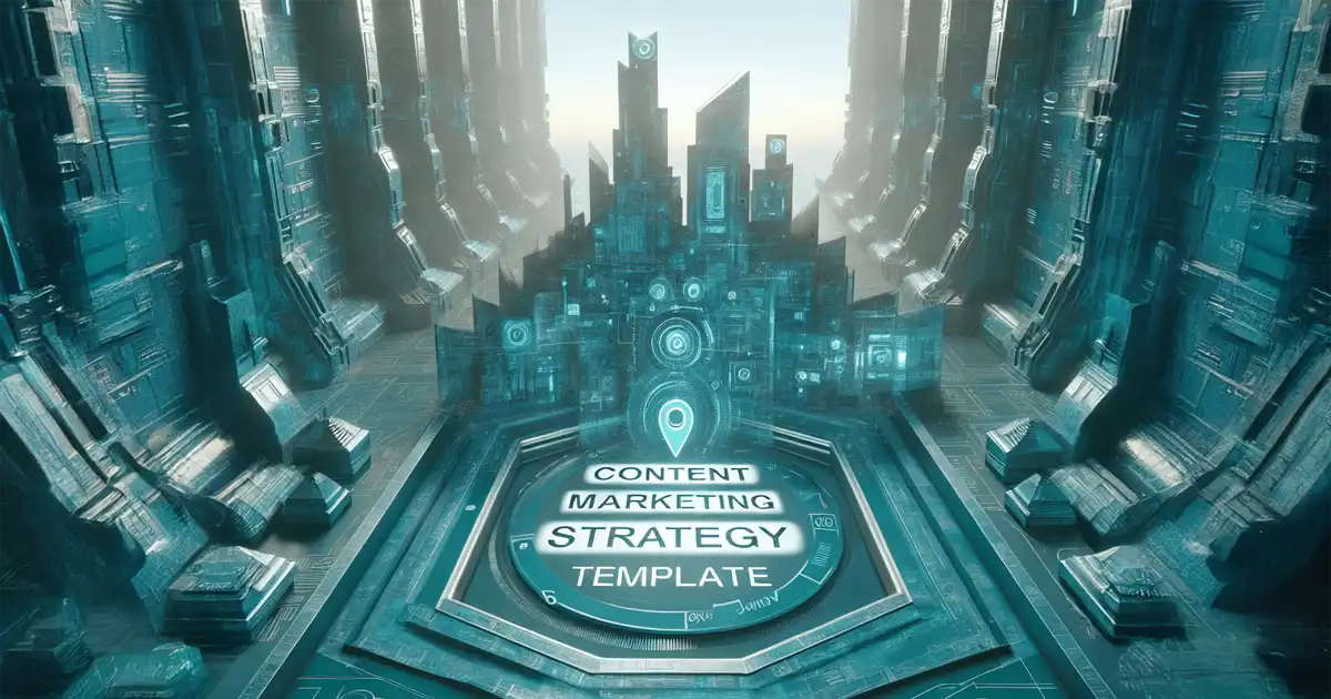 content marketing strategy template space dock