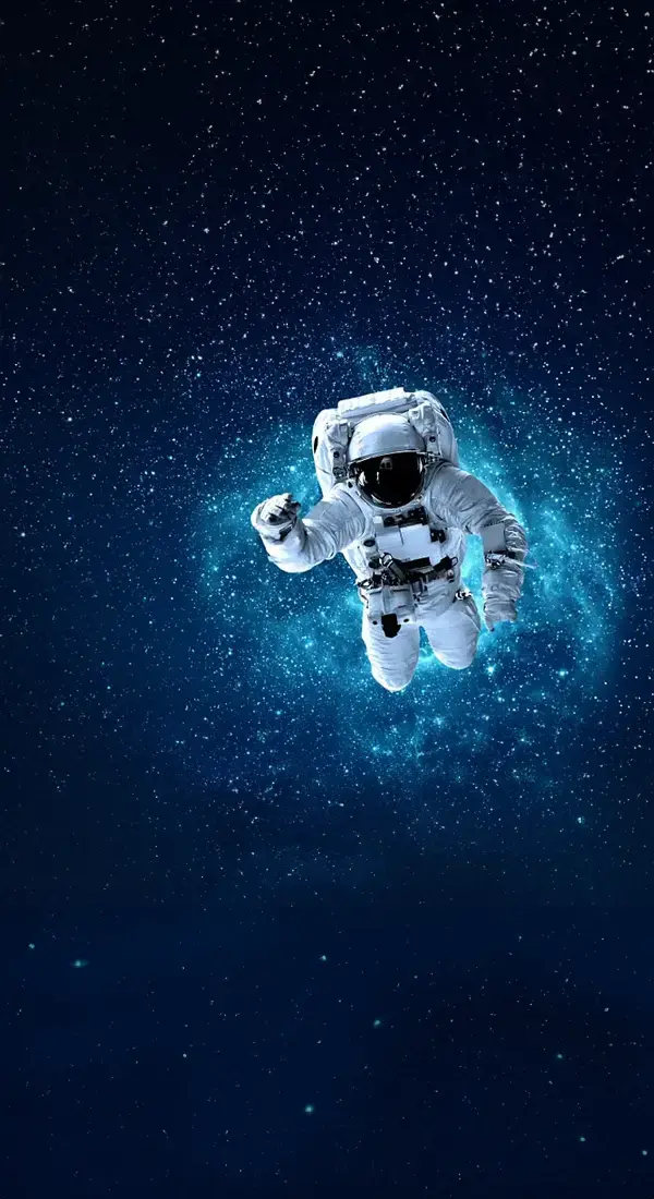 digital marketing mission astronaut floating in space